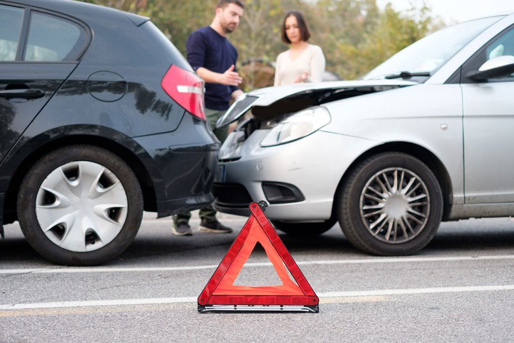 Verkehrsunfall - Unfallstelle absichern